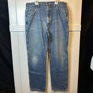 Wrangler mens blue jeans